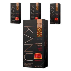 카누 바리스타 머신 전용 캡슐커피 콜롬비아 톨리마, 9.5g, 10개입, 4개