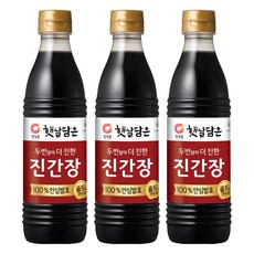 햇살담은 두번달여 더 진한 진간장 골드, 500ml, 3개