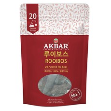 AKBAR 阿克巴 南非國寶花草茶金字塔茶包, 1.5g, 20入, 1個