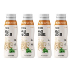 비단식당 한끼식사 단백질 귀리쉐이크, 50g, 4개