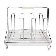 DAY&DAY 日日家居 杯子架 附滴水盤, 304不鏽鋼, ST3016L, 1個