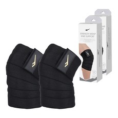 PRO-SPECS Strength Wrap 護膝 左右一組, 2套, 黑色
