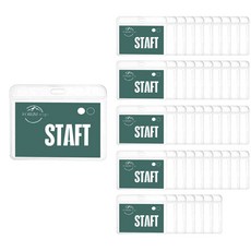 禦芙PVC項鍊銘牌臥式P6661_1, 混合顏色, 48入