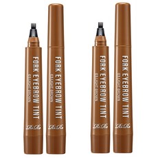 리르 포크 아이브로우 틴트 2g, 03라이트브라운, 2개