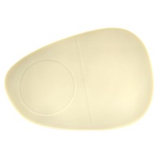 MODU'I BLUEMAMA 鉑金矽膠多功能餐墊, 鵝卵形(159 x 232 x 厚 7mm), 清新綠, 1個