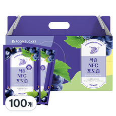 푸드버킷 착즙 NFC포도즙, 90ml, 100개