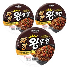 왕뚜껑 짜장 105g, 3개