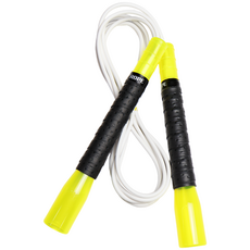 JFROPE 閃亮龍捲風競速跳繩, 黃色 + 白色線