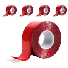 Skora 超強力泡棉雙面膠帶 室內用 透明 2.5cm x 2m, 5個