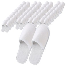 Market Plan 飯店 機內用 一次性室內拖鞋, 白色, 90個