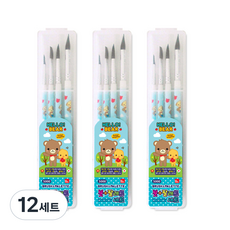 misoro 5000 畫筆4種 + 調色盤 1240, 藍色, 12套