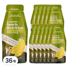 KOLON PHARMA 運動營養完美能量膠 香蕉, 40g, 36個