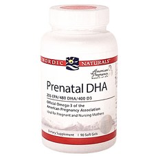 Nordic Naturals 好孕到魚油加強膠囊 205 EPA/480 DHA/400 D3, 90顆, 1罐