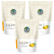 평창다원 유기농 유자차 생분해 티백, 2g, 20개입, 3개