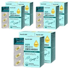 뉴트리디데이 초임계 알티지 오메가3 비타민D3, 30정, 9개