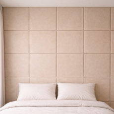 데코리아 접착식 프리미엄 방음 아트보드 30 x 30 x 0.8 cm, AB-004LB 라이트 베이지, 1개