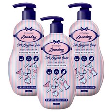 필루니크 여성용 런더리 속옷 액상세제 본품, 500ml, 3개