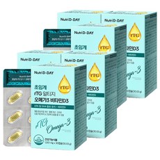 Nutri D-DAY 超臨界rTG Omega-3維他命D3膠囊, 6個, 30顆