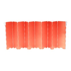 索樂生活 鋁合金摺疊瓦斯爐隔熱擋風板 10片式 84x24cm 輕量鋁合金材質 附收納盒, 紅色, 1組