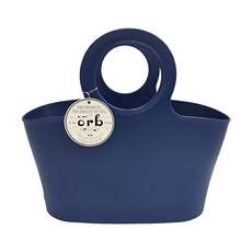 inomata 提籃, 日本產 塑膠材質, 藍色, 1個, 30.8 x 16 x 27(H)cm