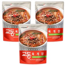 교동식품 육개장, 500g, 3개