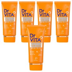 닥터비타 비타민 선크림 SPF50+ PA+++, 50g, 5개