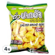 Koh-Kae 大哥 鹽味蠶豆, 4包, 85g