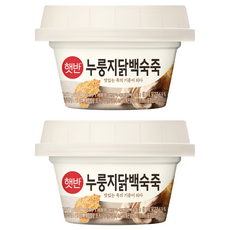 햇반 누룽지닭백숙죽, 2개, 267g