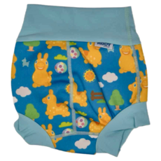 Splash About Happy Nappy 全新3D游泳尿布褲 男女通用 Rody跳跳馬 一起去郊遊, XL, 1件