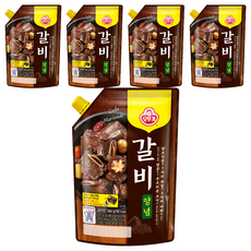 OTTOGI 不倒翁 排骨醬, 5個, 480g