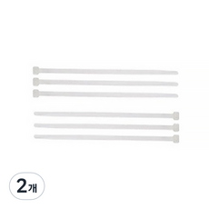 한올 케이블타이 백색 140mm SB-140, 2개, 화이트