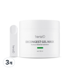 테라디 데콘게스트 겔 마스크, 120ml, 3개