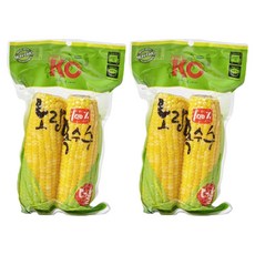 킹오브콘 노랑옥수수 2p, 500g, 2개