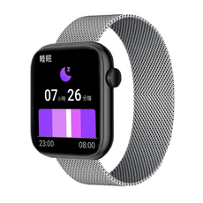 DTAudio Z60 智能手錶 米蘭銀色 藍牙通話 IP67防水 運動健康監測, 2吋, 藍牙(Bluetooth), 1支