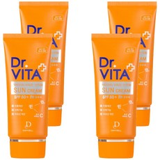 닥터비타 비타민 선크림 SPF50+ PA+++, 50g, 4개