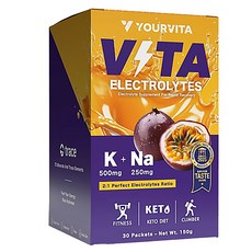Vita 機能型電解質 百香果口味, 150g, 1盒, 運動後迅速恢復體力