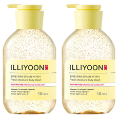 ILLIYOON 一理潤 清爽保濕沐浴露 柑橘香, 500ml, 2瓶