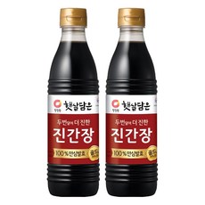 햇살담은 대상 두번달여 더 진한 진간장 골드, 500ml, 2개