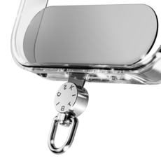 빅스킷 핸드폰 스트랩 연결 고리 키링 줄 태그홀더, 투명, 1개