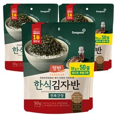양반 한식 김자반 전복간장, 50g, 6개