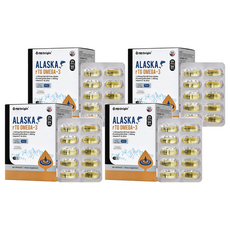 nz Origin 阿拉斯加產rTG Omega-3魚油軟膠囊, 60顆, 4盒