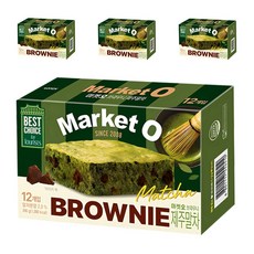 마켓오 브라우니 제주말차, 240g, 4개