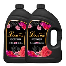 MiLK Cotton 甜蜜愛我香水衣物柔軟精, 3.06L, 2個