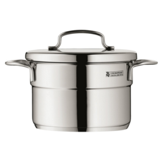 WMF 不鏽鋼雙耳湯鍋 16CM 1.9L, 銀色, 1個