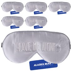 阿拉斯加熊睡絲眼罩我想奢侈地獨自休息, 1入, 6個