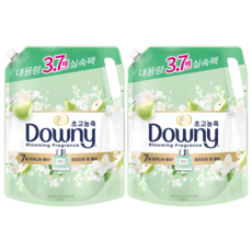 Downy 香水級超濃縮衣物柔軟精 小蒼蘭與西洋梨 補充包, 2個, 2.6L