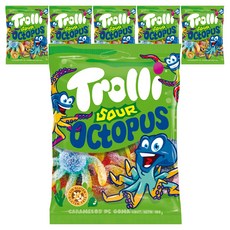 Trolli 章魚造型酸味軟糖, 100g, 6個