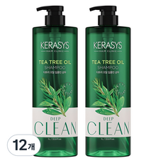 케라시스 티트리 오일 두피 샴푸, 1L, 12개