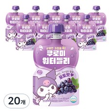 ATEX 三麗鷗角色果凍飲, 20包, 葡萄口味, 110ml