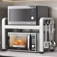 이지공감 現代簡約擴展型多用途微波爐架, 白色